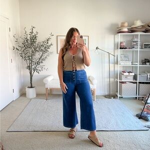 High Waisted Wide Leg Jeans
